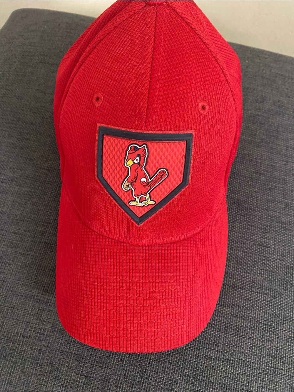 St Louis Cardinals New Era Red Fitted Cap Small/Medium Used